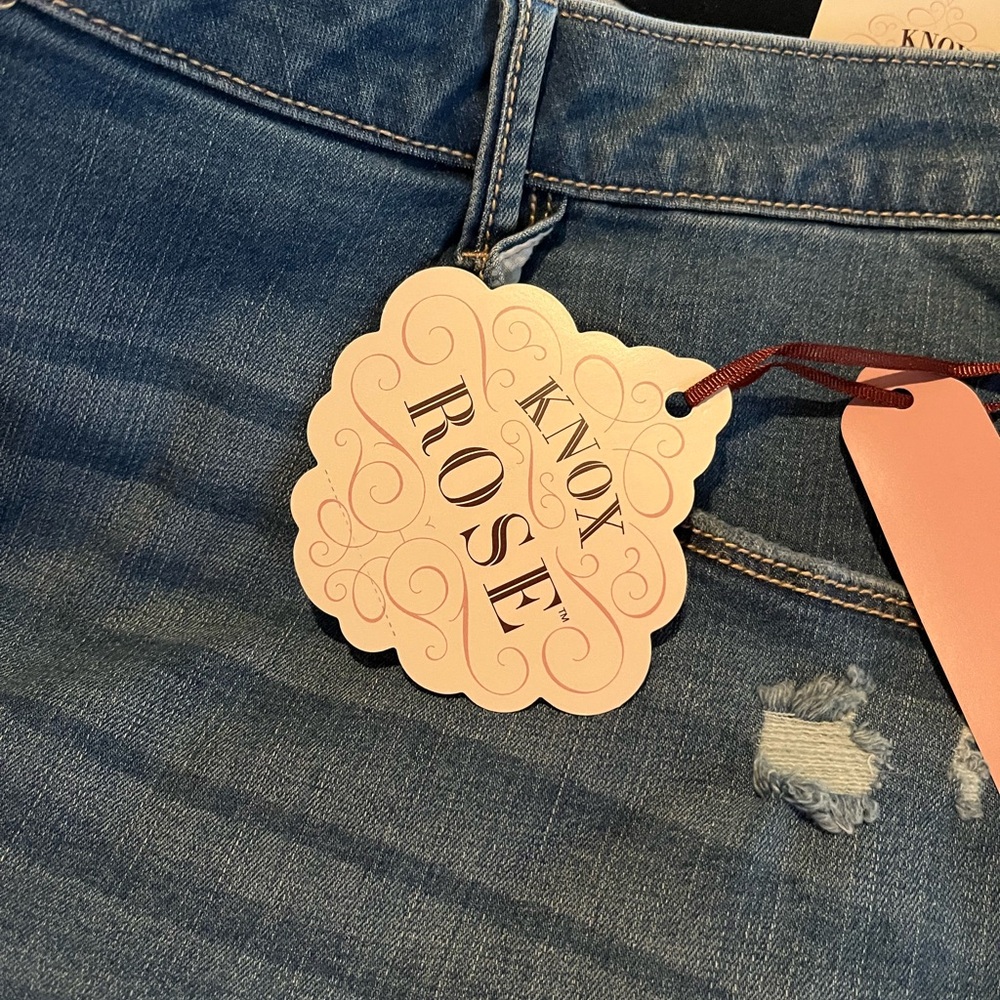 Knox Rose Women's Distressed Denim Jeans
